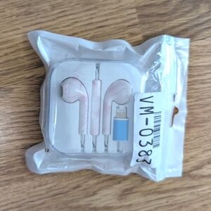 Wired Earphones with Lightning Connector - Pink